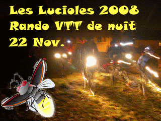 Les lucioles sortie de nuit